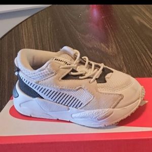 Puma white and black